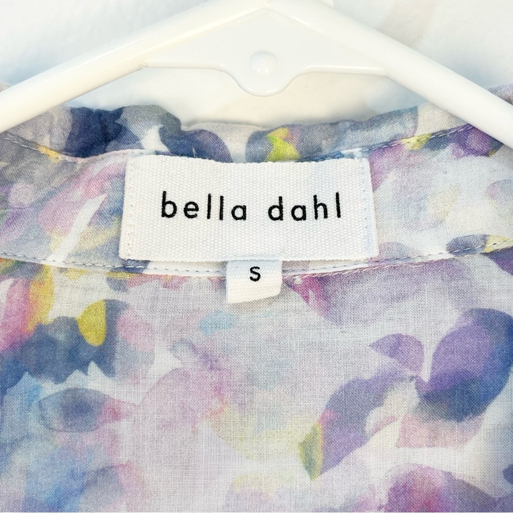 Bella Dahl Cream Button Down Notched Collar Top - Picture 3 of 4